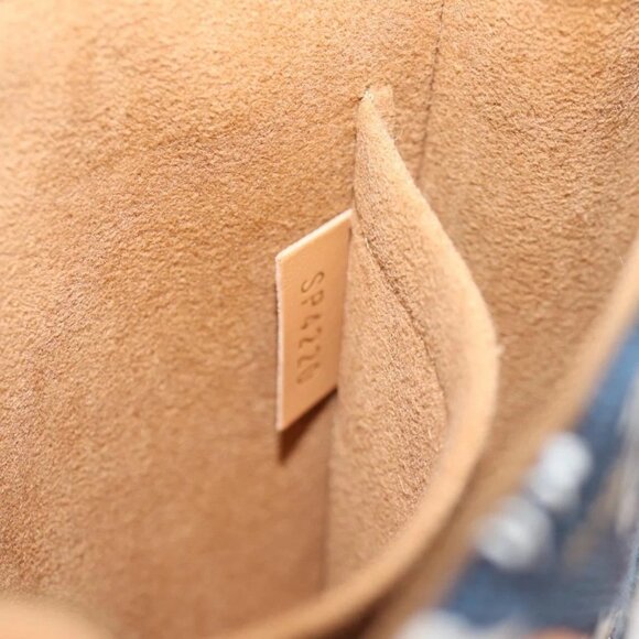 LOUIS VUITTON Pre Owned SINCE 1854 Petit Sac Plat 2way Navy M80288 Auth 132611M - Picture 12 of 16